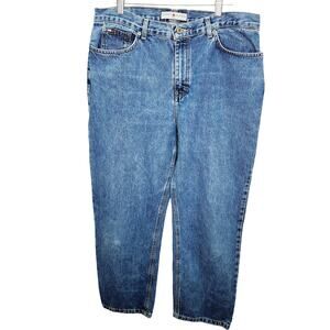 Tommy Hilfiger Jeans Women's Size 14 Blue Denim Boyfriend Fit Vintage Y2K 90s